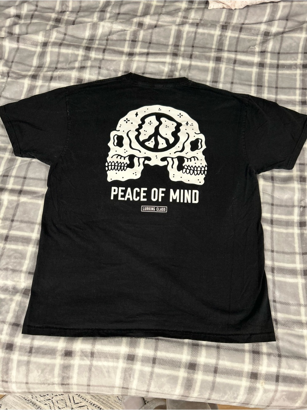 Lurking Class "Peace of Mind" Black Graphic Tee - Men